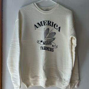 America Needs Farmers crewneck